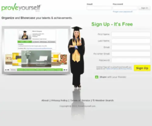 Proveyourself.com(ProveYourself™) Screenshot