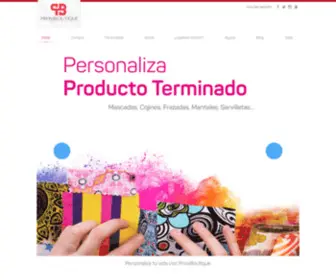 Proviboutique.com(Personaliza telas y productos) Screenshot