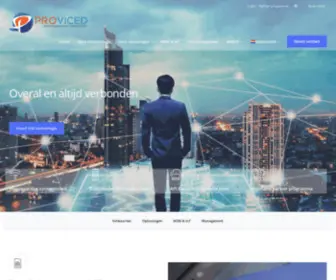 Proviced.com(Proviced levert connectiviteit voor de zakelijke markt) Screenshot