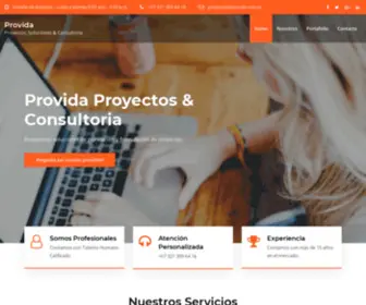 Provida.com.co(Proyectos, Soluciones & Consultoria) Screenshot