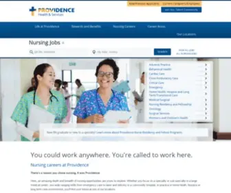 Providence-Nursing.jobs(Providence Nursing Jobs) Screenshot