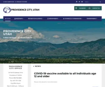 Providencecity.com(Official website of Providence City) Screenshot