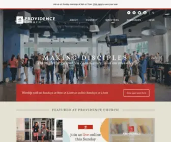 Providencefrisco.com(Providence Church) Screenshot