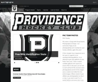 Providencehockeyclub.com(Providence Hockey Club) Screenshot