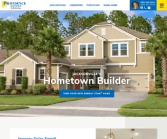 Providencehomesinc.com(Providence Homes) Screenshot