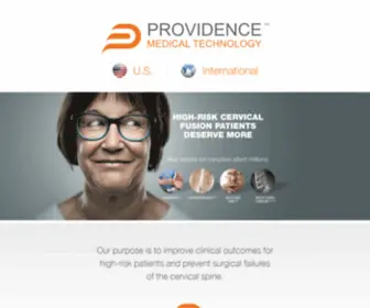 Providencemt.com(Providence Medical Technology) Screenshot