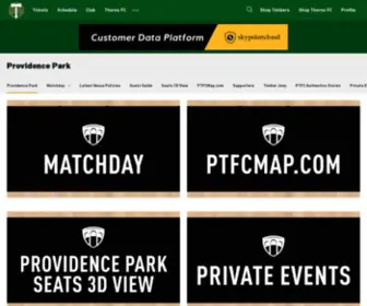 Providenceparkpdx.com(Portland Timbers) Screenshot