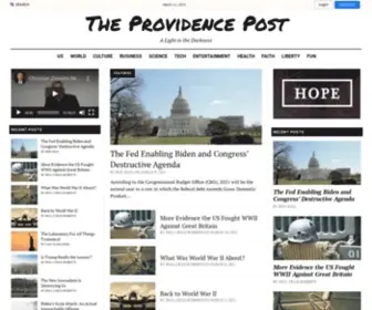 Providencepost.com(A Light in the Darkness) Screenshot