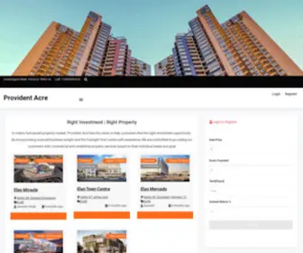 Providentacre.com(Provident Acre) Screenshot