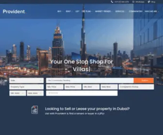 Providentestate.com(Real Estate Agents in Dubai) Screenshot