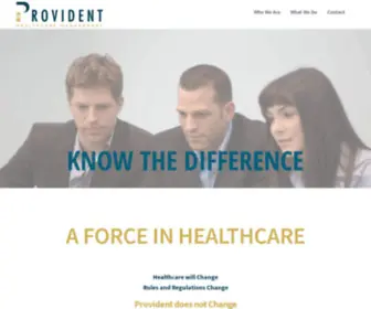 Providenthcm.com(Provident Healthcare Management) Screenshot