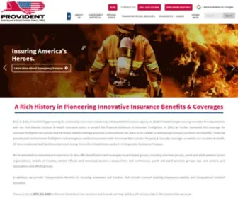 Providentins.com(Volunteer Firefighter & Emergency Services) Screenshot