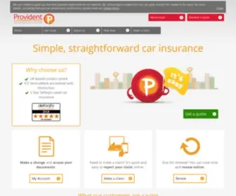 Providentinsurance.co.uk(Provident Insurance) Screenshot