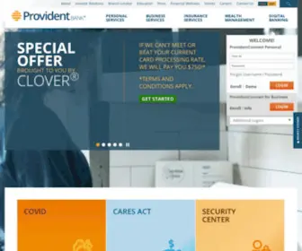 ProvidentnjDirect.com(Commitment You Can Count On. Provident Bank) Screenshot