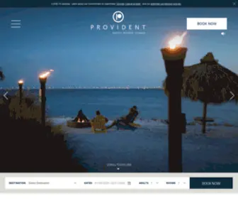 Providentresorts.com(Miami, Tampa & Florida Keys Resorts) Screenshot
