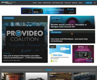 Provideocoalition.com(ProVideo Coalition) Screenshot