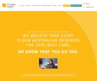 Providerassist.com.au(Provider Assist) Screenshot