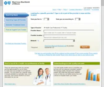Providerfinderonline.com(Find a Doctor or Hospital) Screenshot
