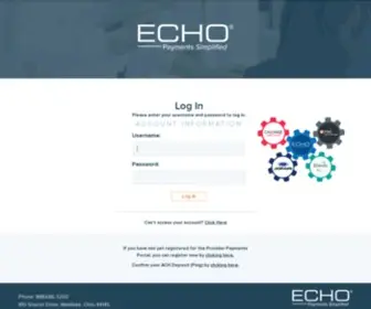 Providerpayments.com(ECHO Provider Direct) Screenshot