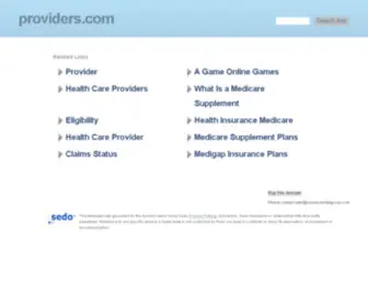 Providers.com(De beste bron van informatie over providers) Screenshot