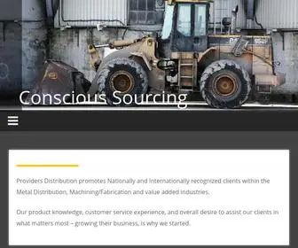 Providersdistribution.com(Conscious Sourcing) Screenshot