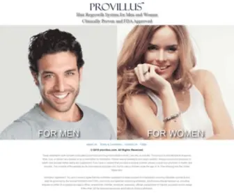 Provillus.com(Provillus Men) Screenshot
