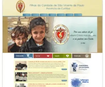 Provinciacuritiba.com.br(Filhas da Caridade de São Vicente de Paulo) Screenshot
