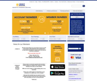 Provincialemployees.com(Provincial Government Employees Credit Union) Screenshot