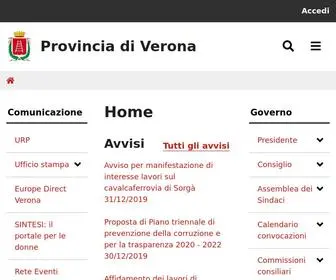 Provincia.vr.it(Provincia di Verona) Screenshot