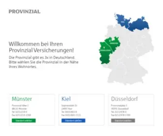 Provinzial.de(Startseite) Screenshot