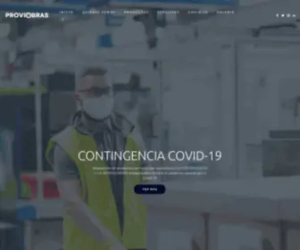 Proviobras.co(Soluciones y suministros para la industria y la construcción) Screenshot