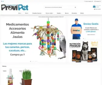 Provipet.com(Lo mejor para tu mascota) Screenshot