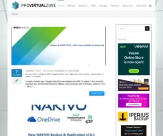 Provirtualzone.com(Virtual Infrastructures) Screenshot