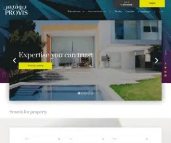 Provis.ae(Real Estate and Property Management Company in UAE) Screenshot