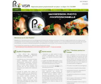 Provisia.ca(Votre labo de photos professionnel) Screenshot