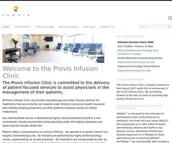 Provisinfusion.com(Provis Infusion Clinic) Screenshot