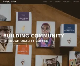 Provisioncoffee.com(PROVISION) Screenshot