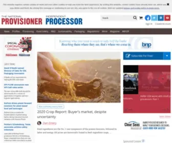 Provisioneronline.com(The National Provisioner) Screenshot
