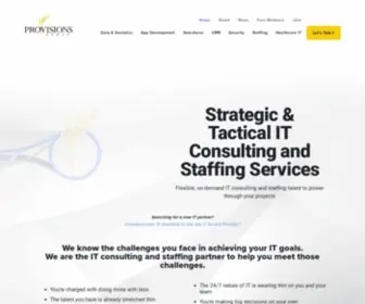 Provisionsgroup.com(Provisions Group) Screenshot