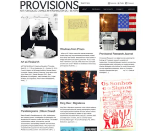 Provisionslibrary.org(Provisions Library) Screenshot