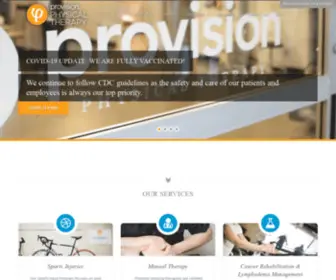 Provisiontherapy.com(Provisiontherapy) Screenshot