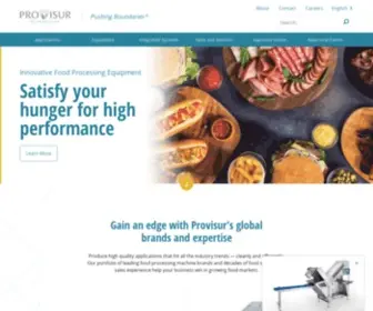 Provisur.com(Provisur) Screenshot