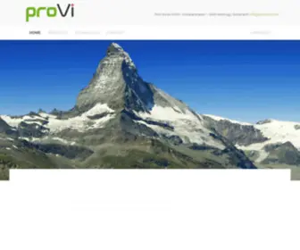 Proviswiss.com(ProVi Swiss was established in Switzerland with the strong aim to develop products & services) Screenshot