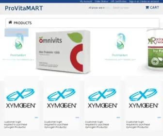 Provitamart.com(BUYING XYMOGEN SUPPLEMENTS ONLINE) Screenshot