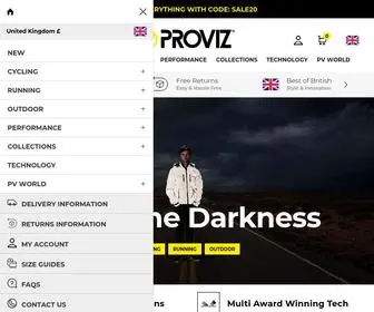 Provizsports.com(Proviz®) Screenshot