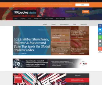 Provokemedia.com(PRovoke Media) Screenshot