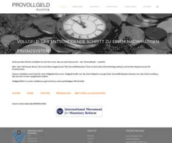 Provollgeld.at(PROVOLLGELD) Screenshot