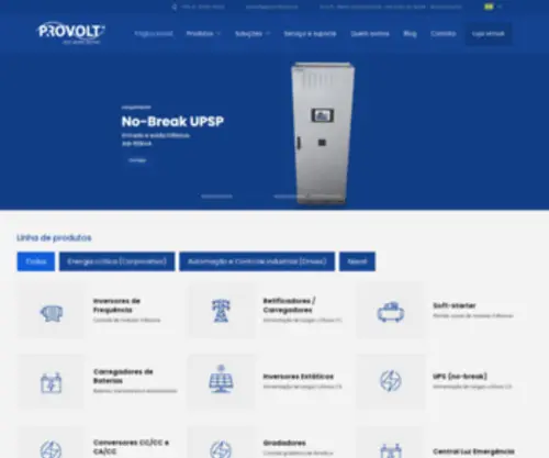 Provolt.com.br(Provolt) Screenshot