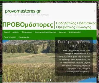 Provomastores.gr(Προβομάστορες) Screenshot