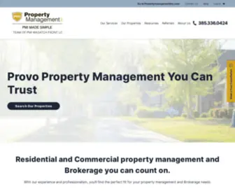 Provopropertymanagementinc.com(Provo Property Management) Screenshot